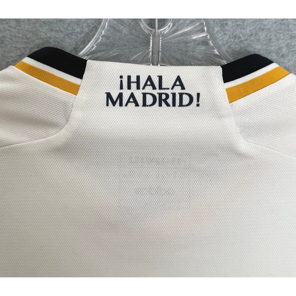 Adidas Real Madrid Soccer Jersey Kids Youth Medium White 2023-24 FIFA Champions - Picture 5 of 11
